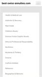 Mobile Screenshot of best-swiss-annuities.com